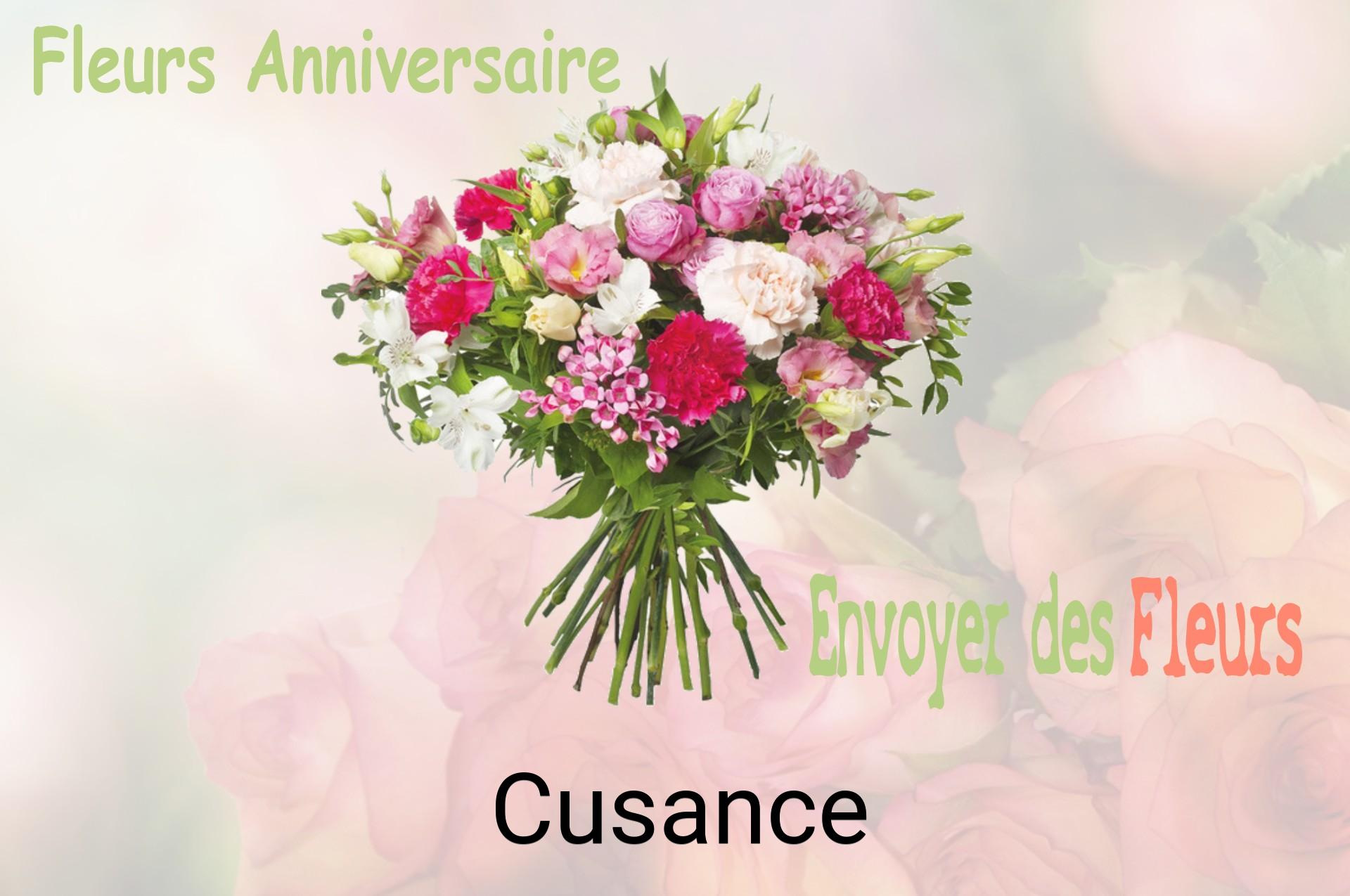 Bouquet de fleurs d’anniversaire livré à Cusance