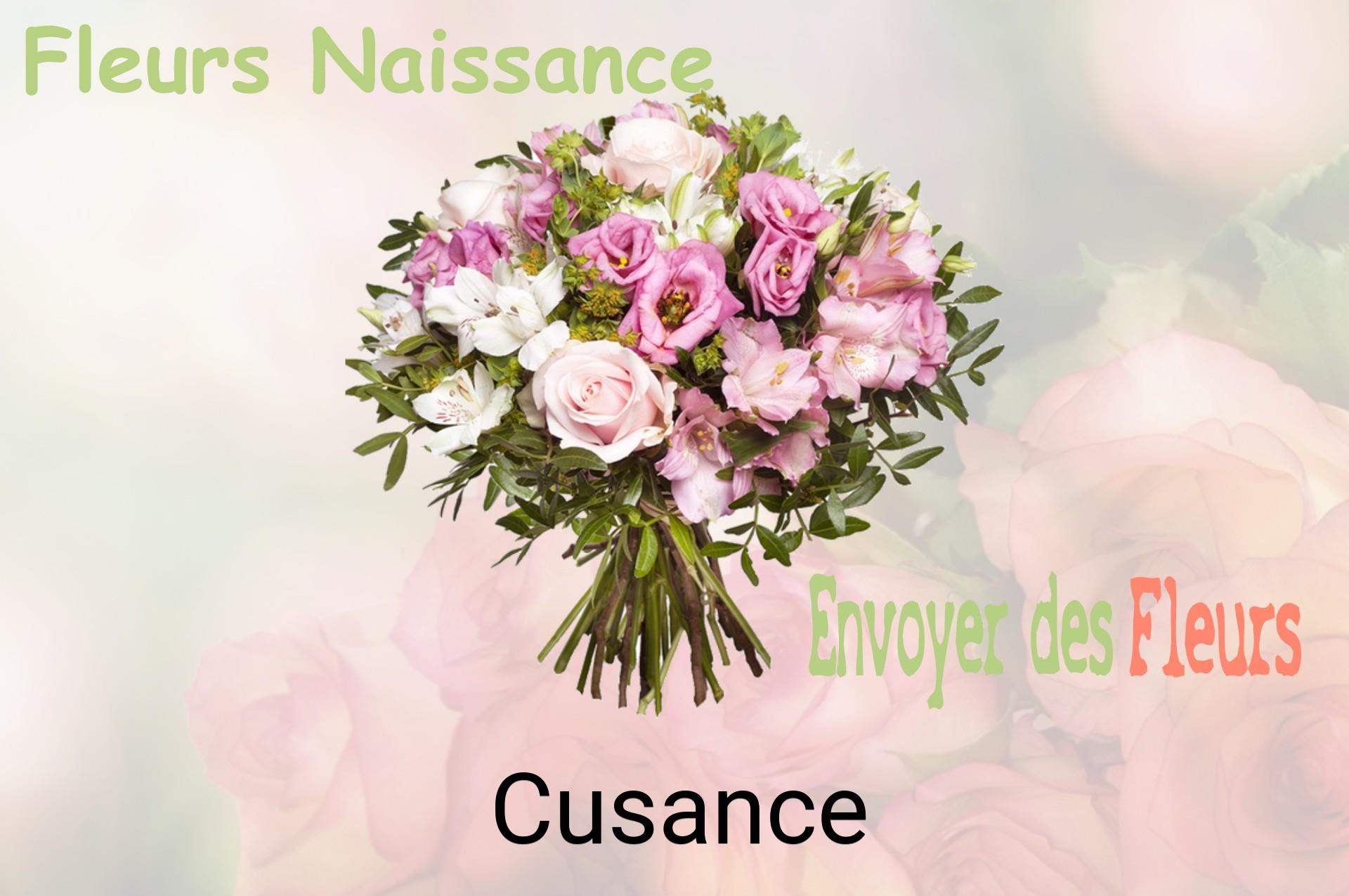 Bouquet de fleurs de naissance livré à Cusance